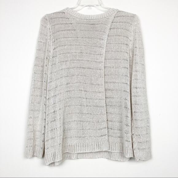 Lane Bryant Tan Metallic Knit Sweater Sz 22/24 - Picture 2 of 4